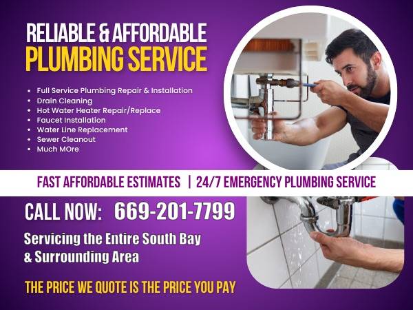 💥AFFORDABLE PLUMBING REPAIR & INSTALLATION –RELIABLE LOCAL PLUMBER🚰 - skilled trade services