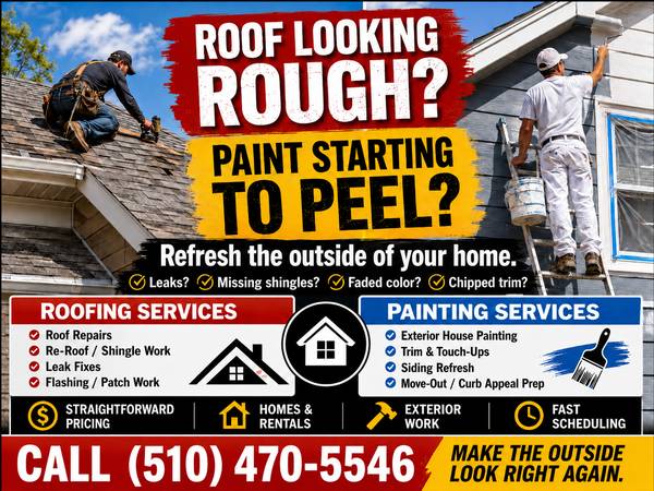 🏠 Roofing • Painting • Handyman – Fix Up What’s Been Waiting - skilled trade services
